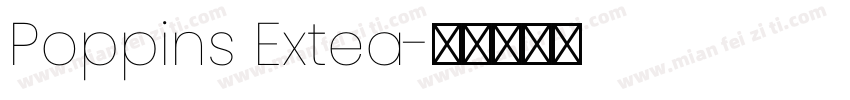 Poppins Extea字体转换